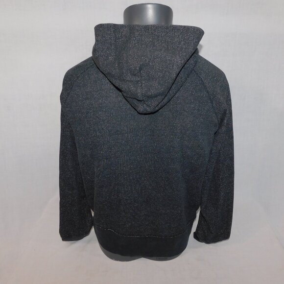 Roots canada Black Pepper Marled Womens M Kanga Pullover Hoodie Beaver - Picture 10 of 10